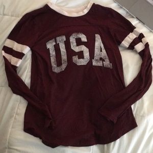STRANDED XS USA long sleeve top